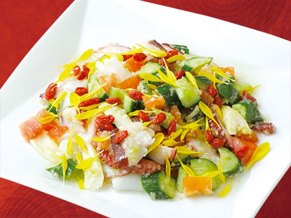 海の幸と季節野菜の香り和えメージ