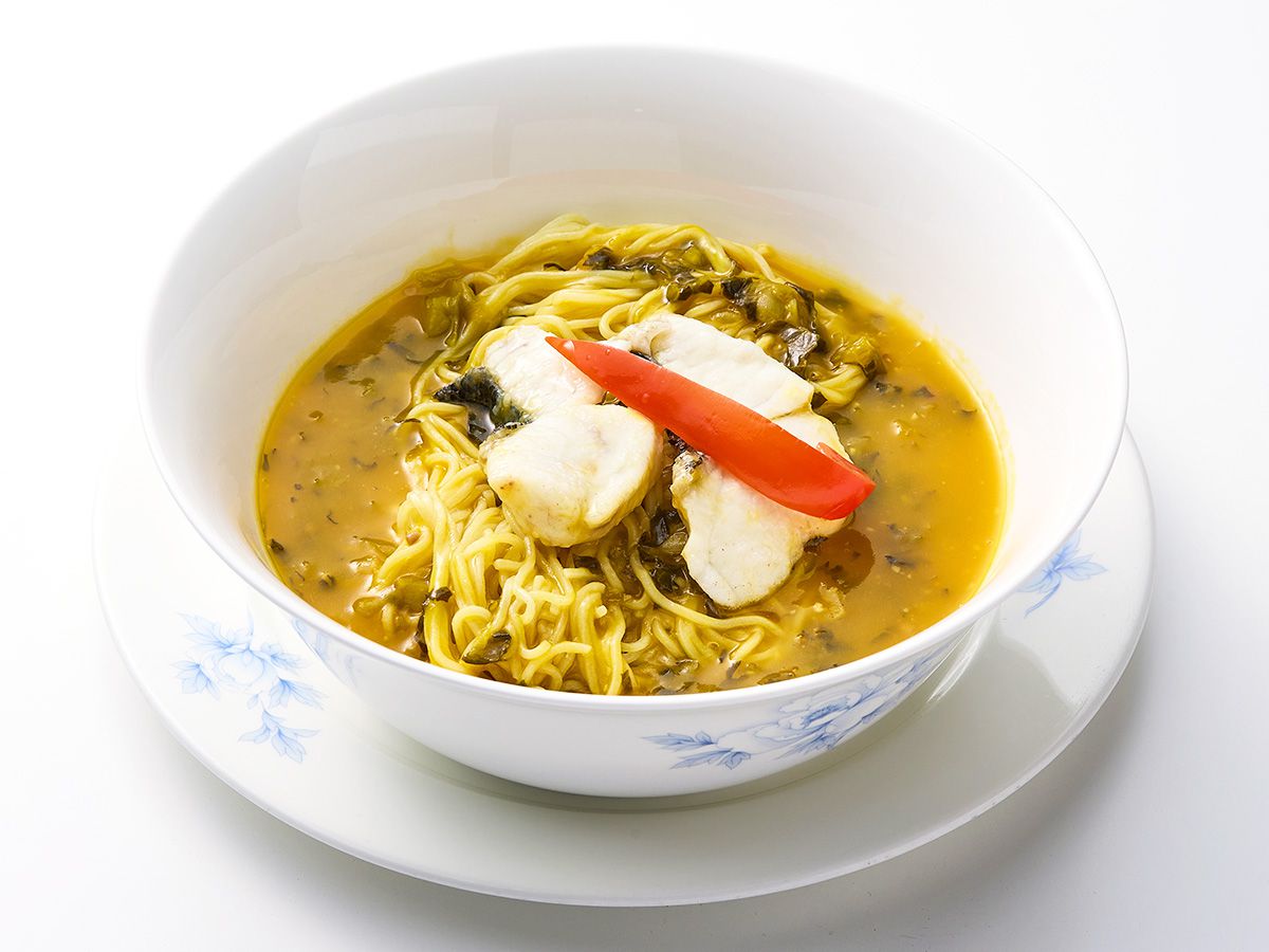 中国料理「鳳凰」スズキと高菜漬けの酸辛汁そば　零号機VER イメージ