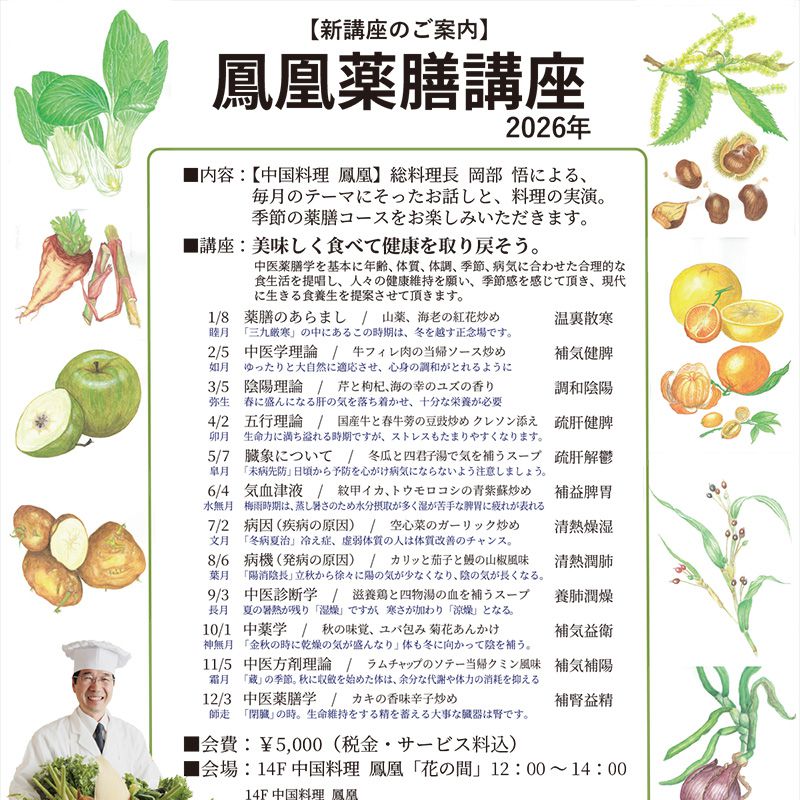 鳳凰・薬膳講座イメージ