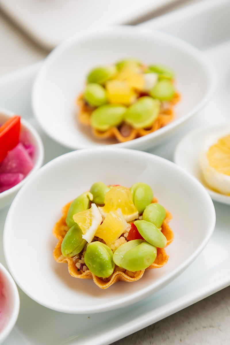 枝豆とクスクスのタルト