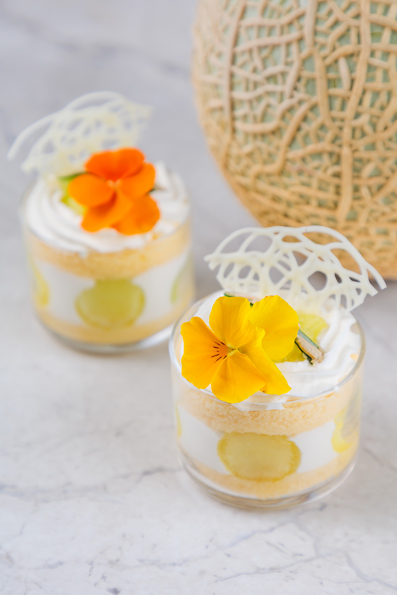 メロンショートケーキ