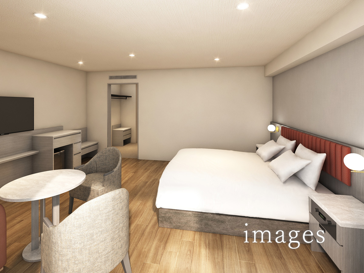Premium King Bed with Sofa Bed Room