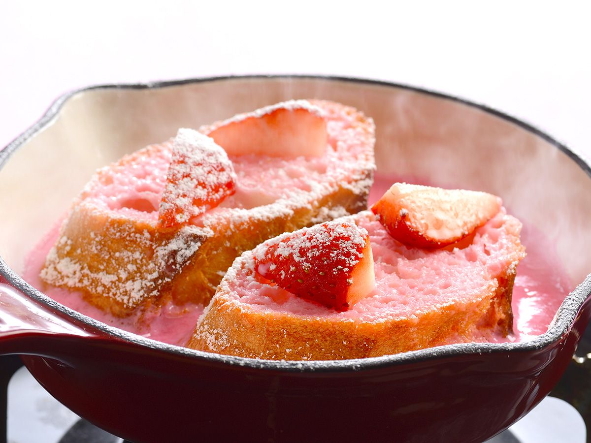 鉄板焼きフレンチトースト、春の訪れイメージ