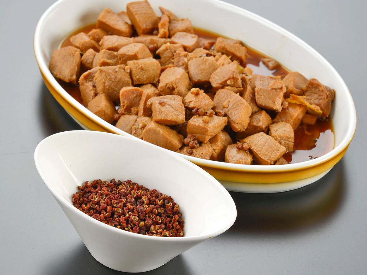Stewed Tuna Cubes image