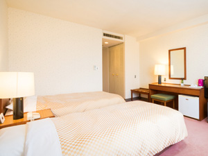八代グランドホテルの客室一例