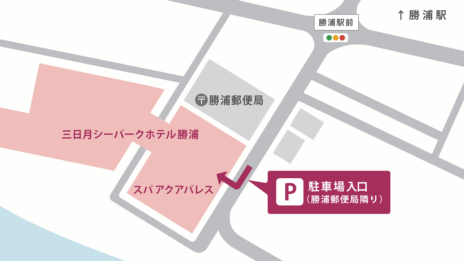 駐車場入口マップ