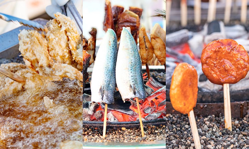 朝市で一番人気の塩手羽イメージ