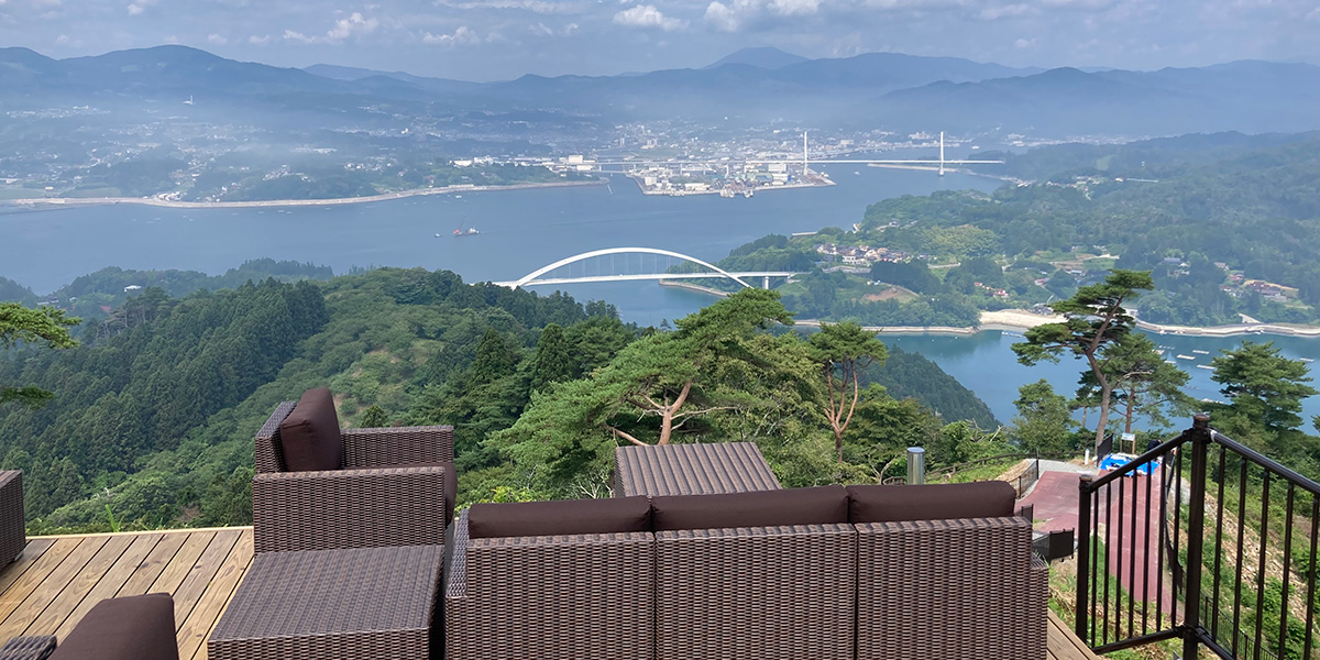亀山テラス360°テラスからの絶景