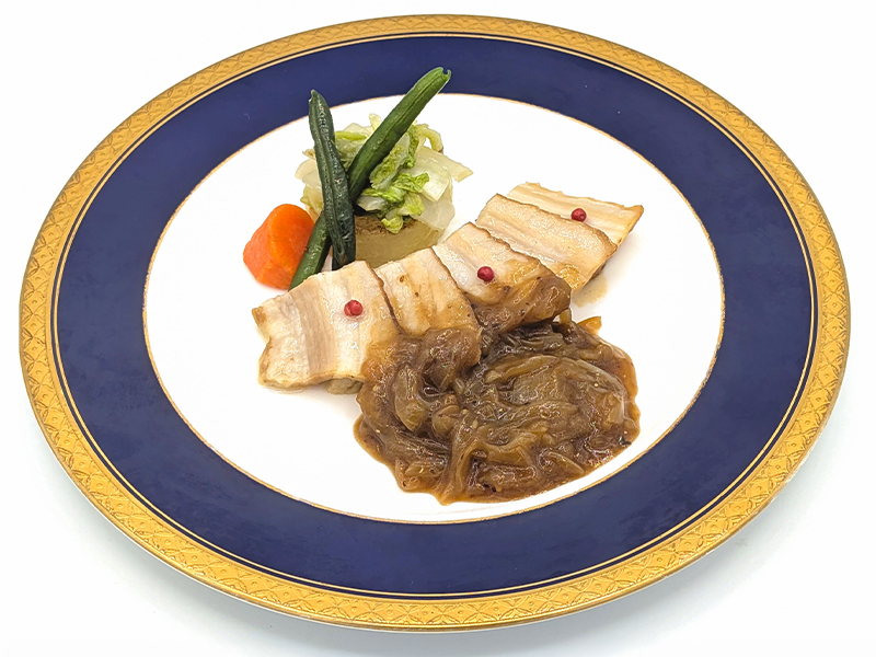 鶏モモ肉ソテー 茸たっぷり餡かけ