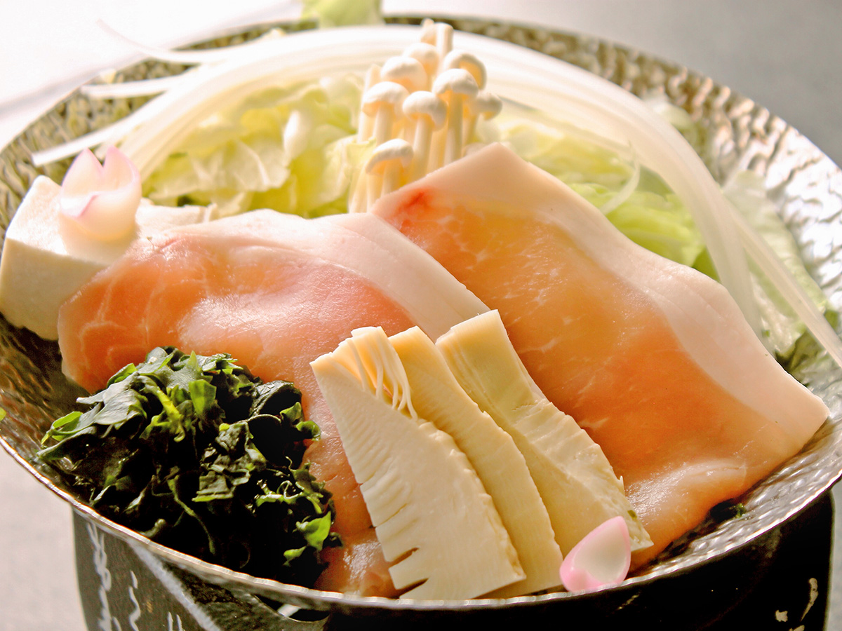 とこ豚ロース若竹鍋