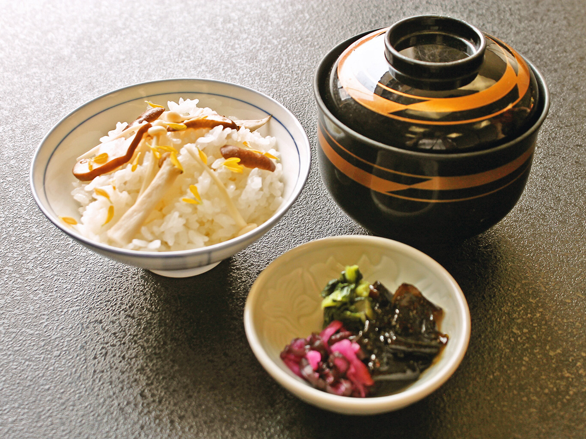 木ノ子御飯・留椀・香の物