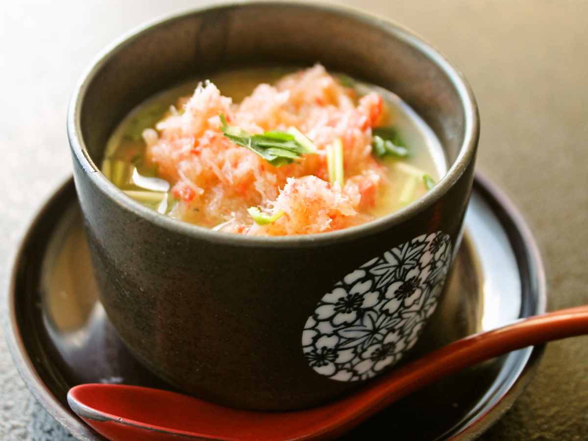 蟹茶碗蒸し
