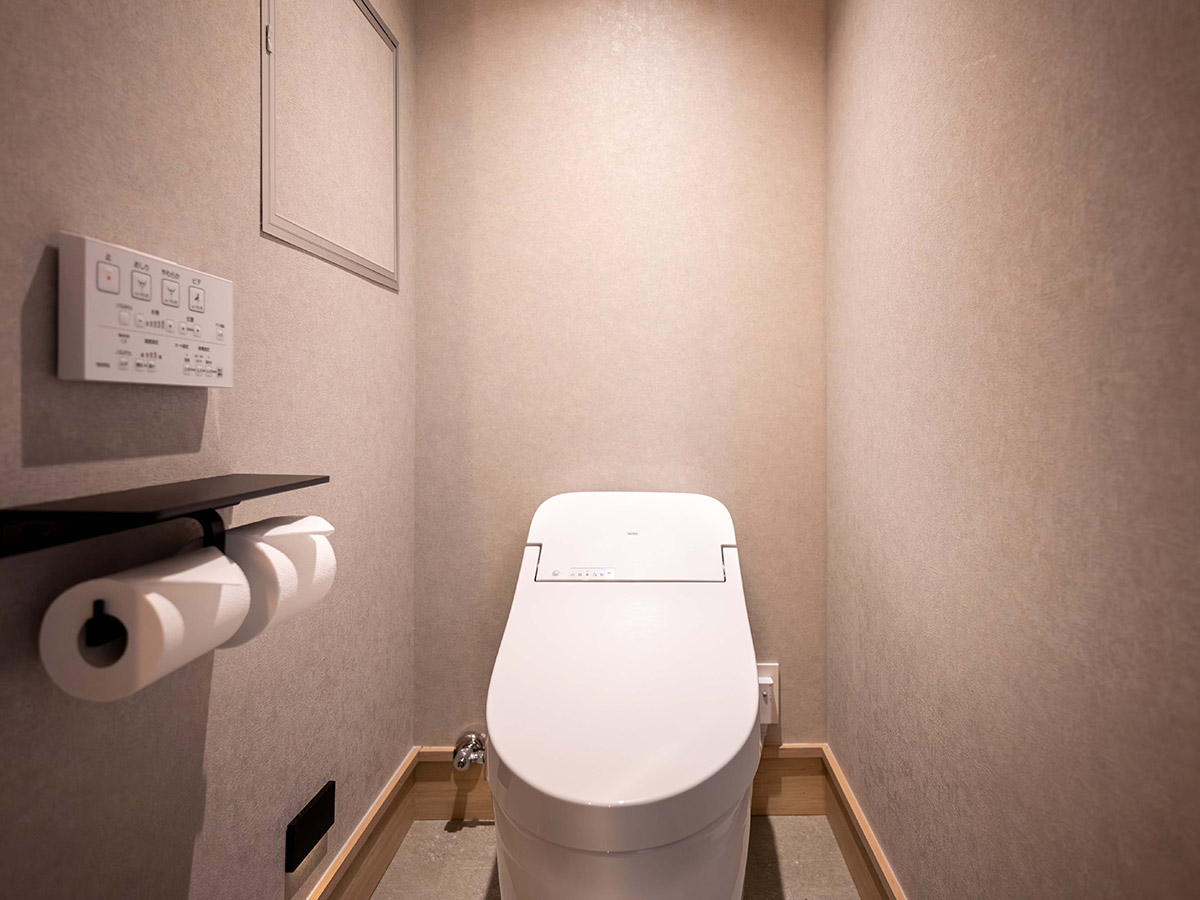 新客室ツインルームのトイレ