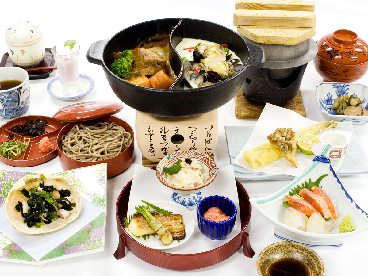 2色鍋会席