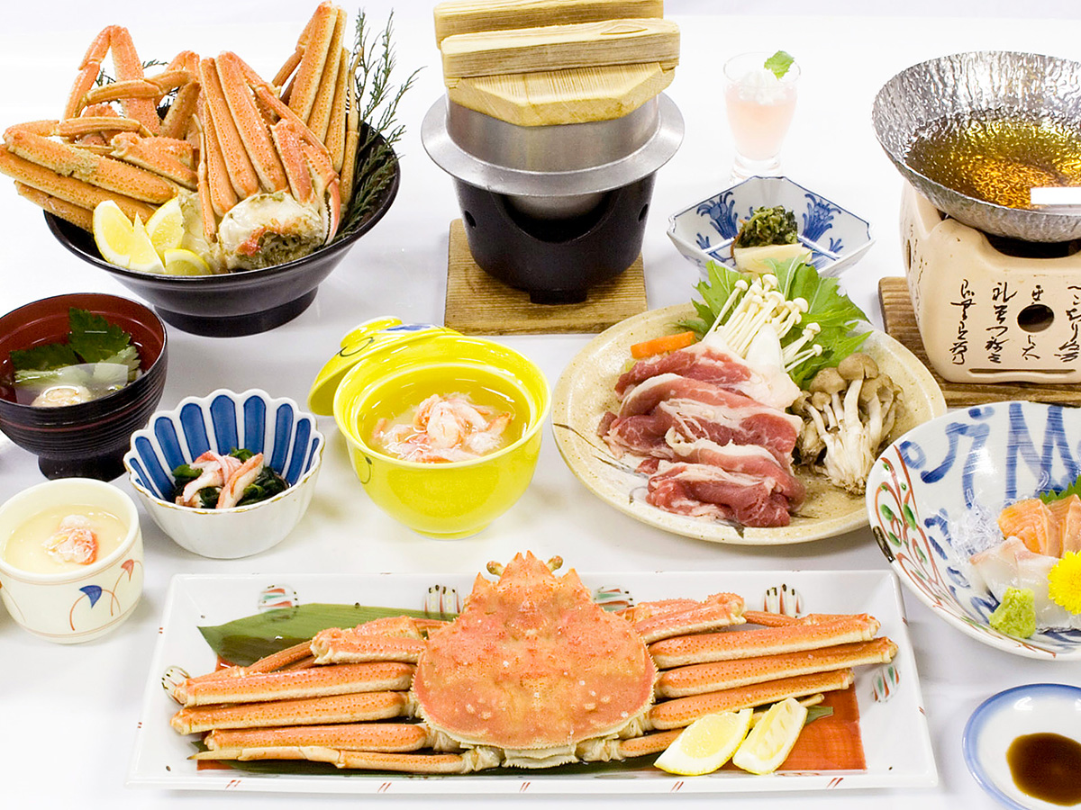 蟹食べ放題料理全体イメージ