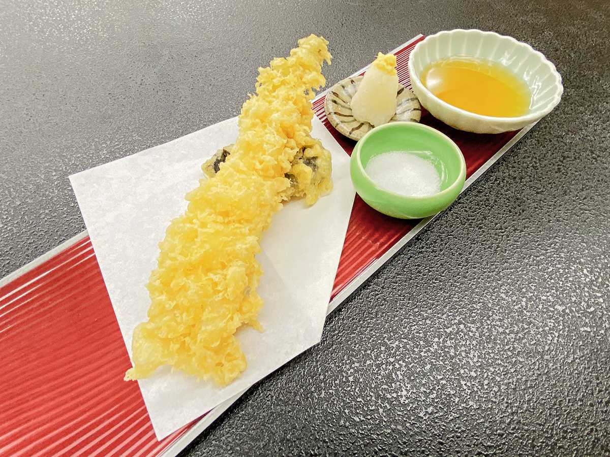 穴子天麩羅・一本揚げ