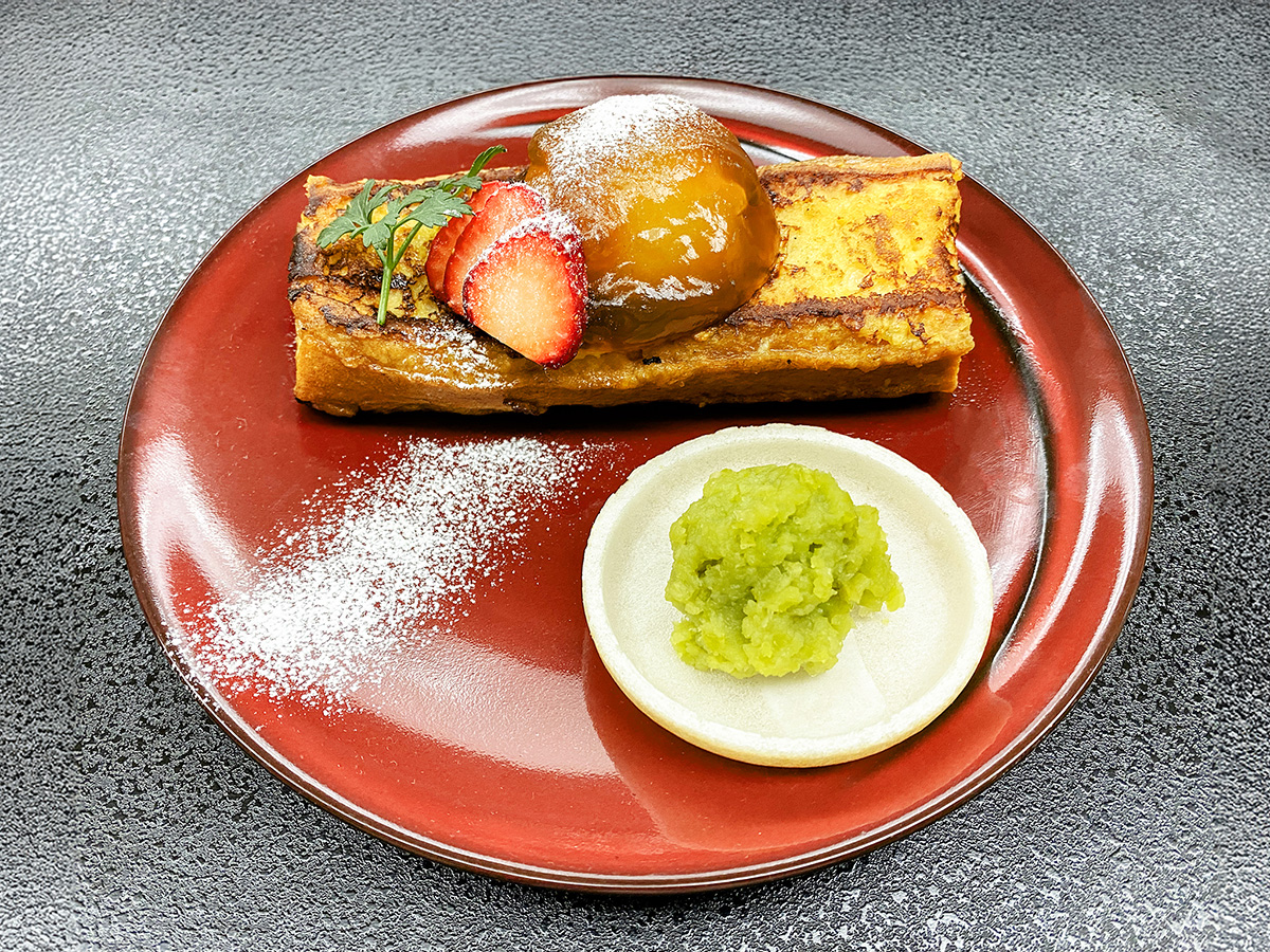 栗だんご仙台麩レンチトースト