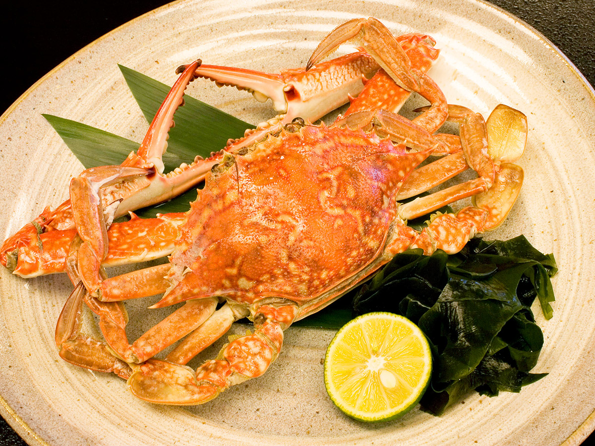 渡り蟹会席全体
