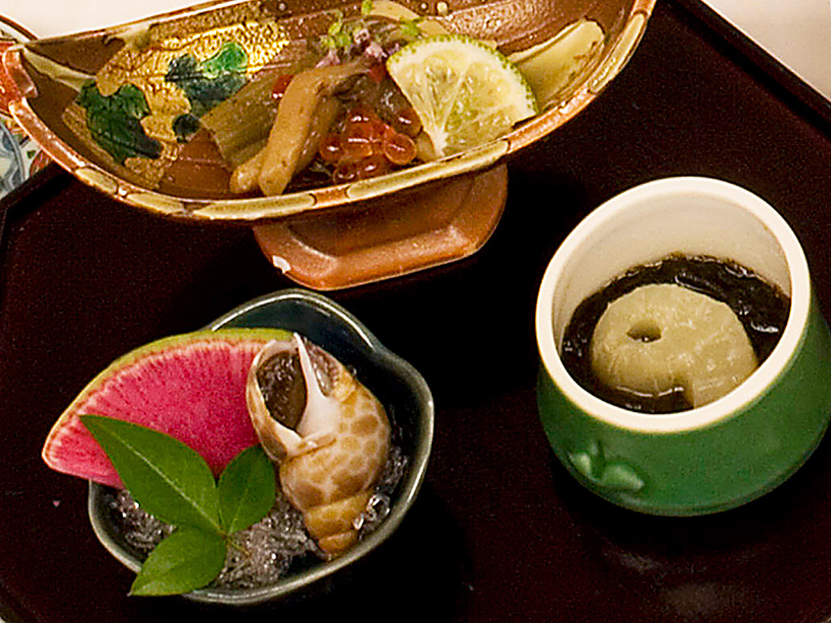 お得な和会席 前菜三種