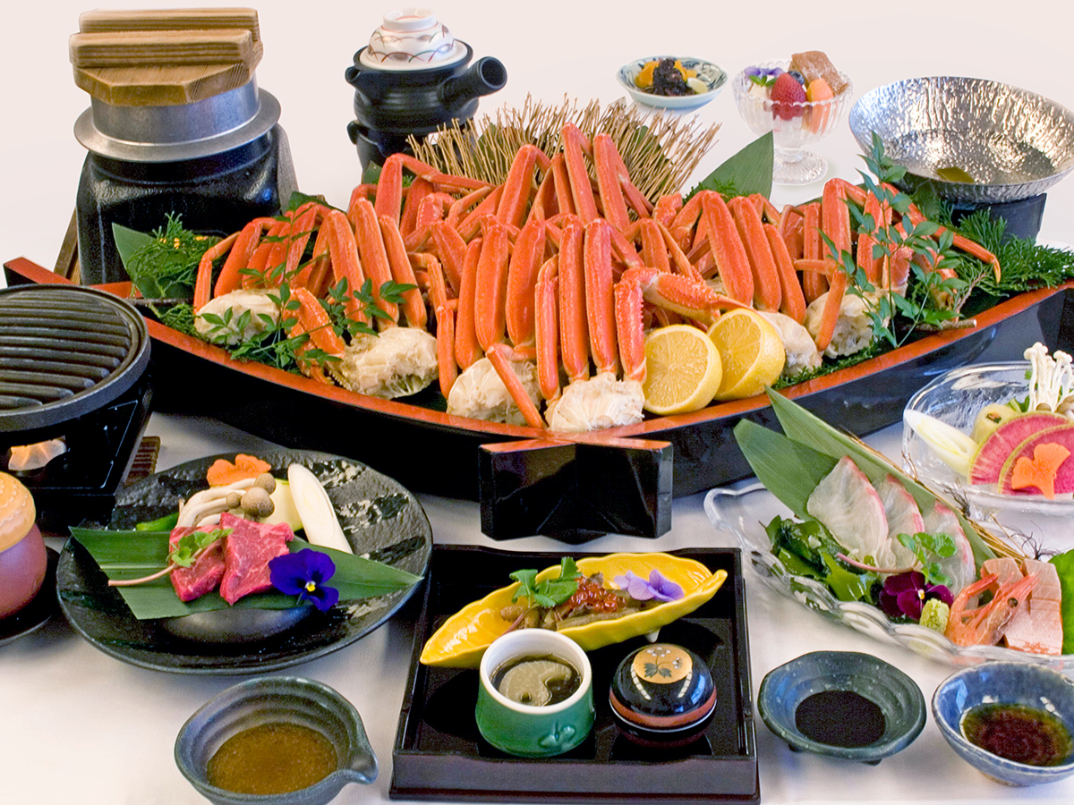 和会席鯛しゃぶしゃぶ+蟹食べ放題90分イメージ