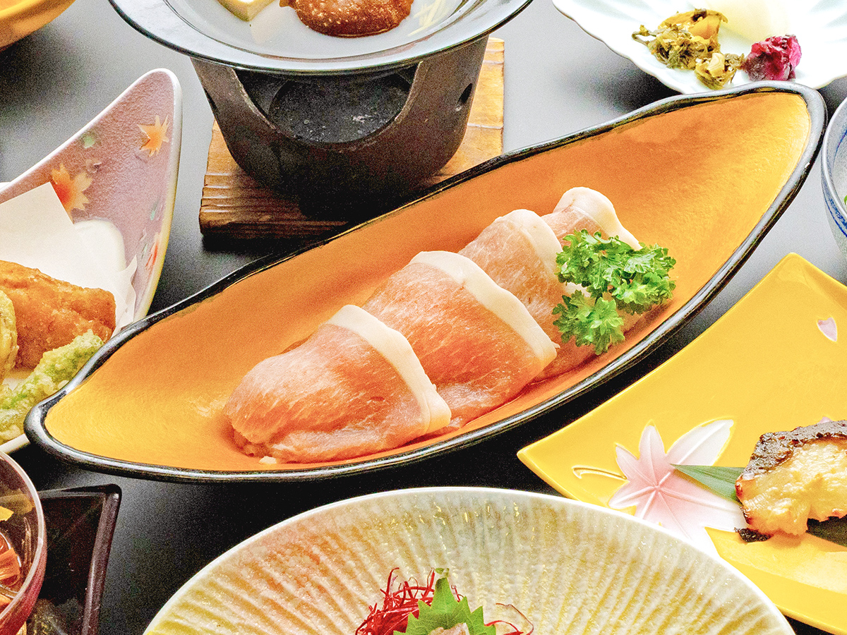 花衣会席・豚しゃぶ鍋