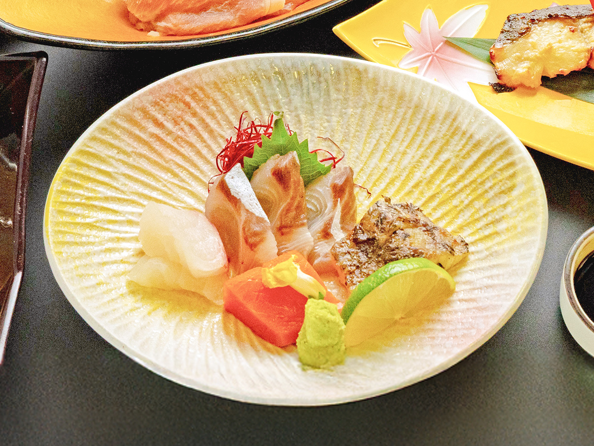 花衣会席・お造り四種盛り合わせ