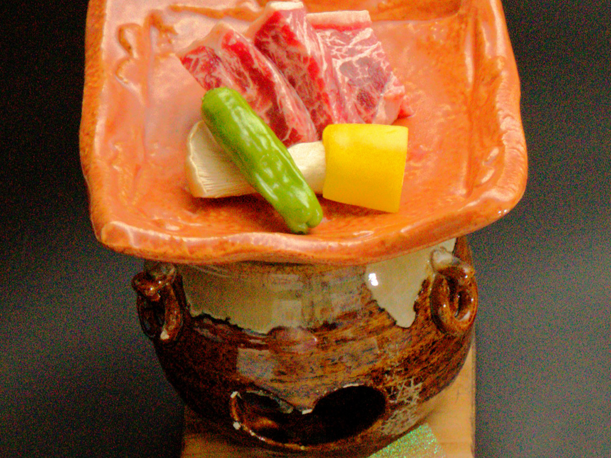 春夏の薫会席・牛陶板焼