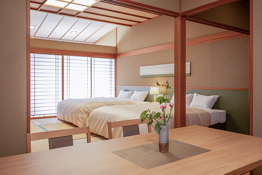リニューアル離れ西京亭・和室ツインイメージ